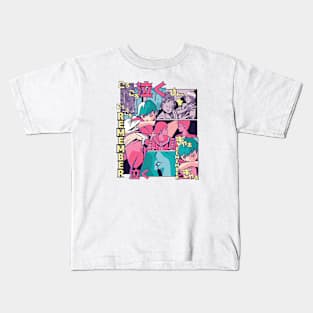 Remeber Vaporwave Anime Kids T-Shirt